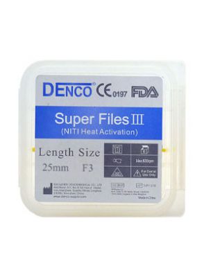 |فایل روتاری نیکل تیتانیوم Blue بسته 6 عددی برند Denco
