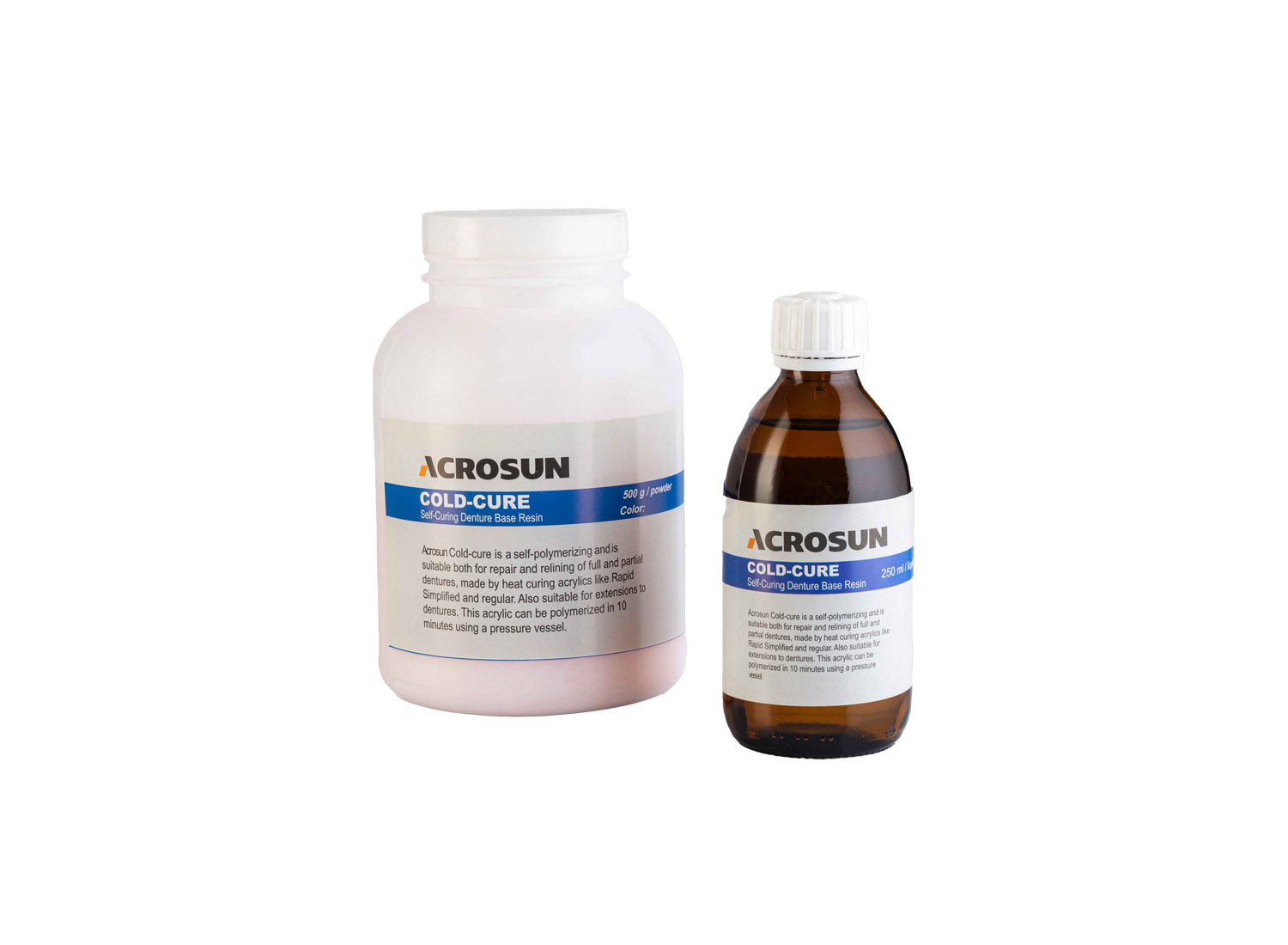 پک کامل آکریلیک خود پخت فوری برند Acrosun