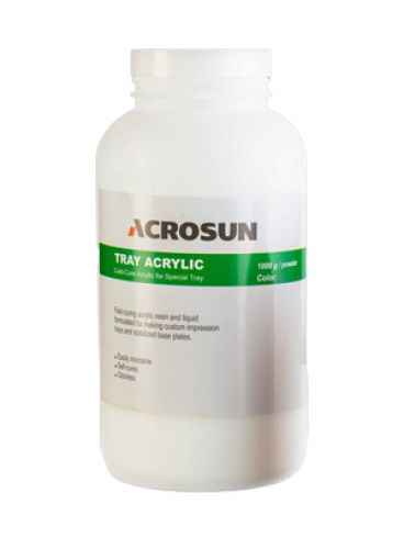 |پودر آکریلیک قاشقک سلف کیور 1 کیلوگرمی برند ACROSUN