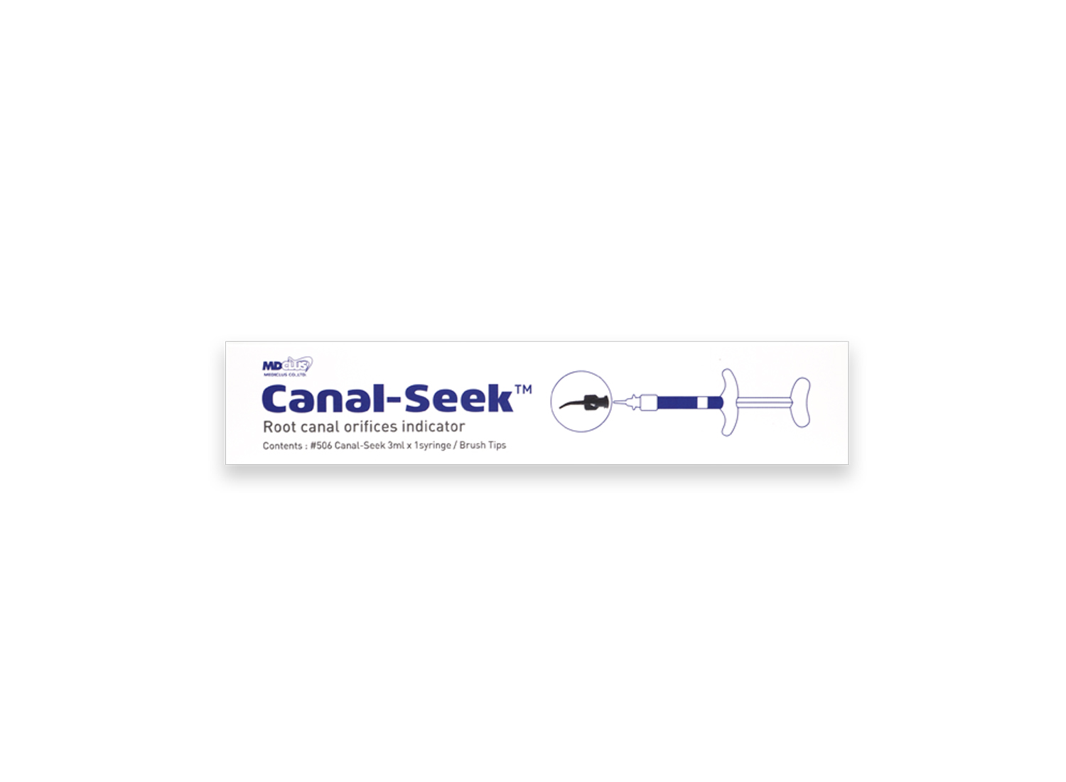 شناساگر پوسیدگی دندان Canal-Seek سرنگ 3 گرمی برند MDCLUS