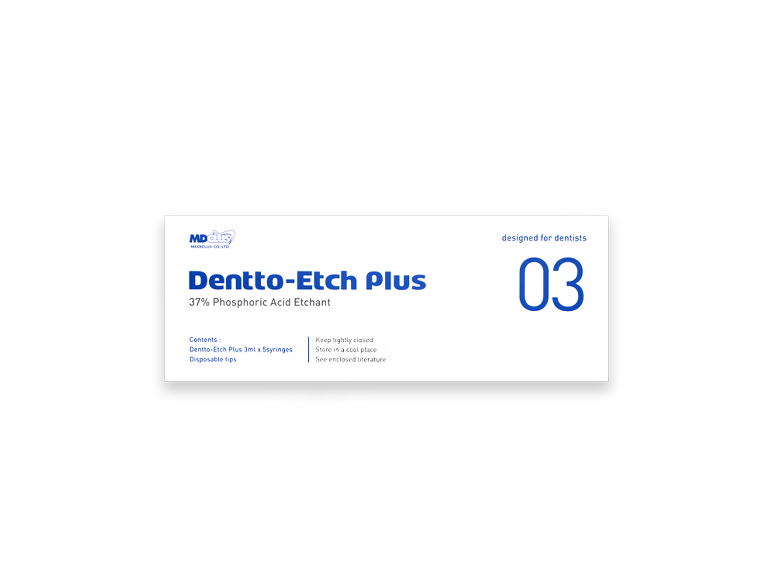 ژل اسید اچ فسفریک 37%  Dentto Etch Plus برند MDCLUS