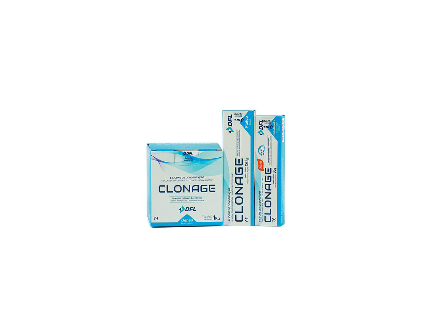 کیت مواد قالبگیری C سیلیکون تراکمی Clonage برند DFL