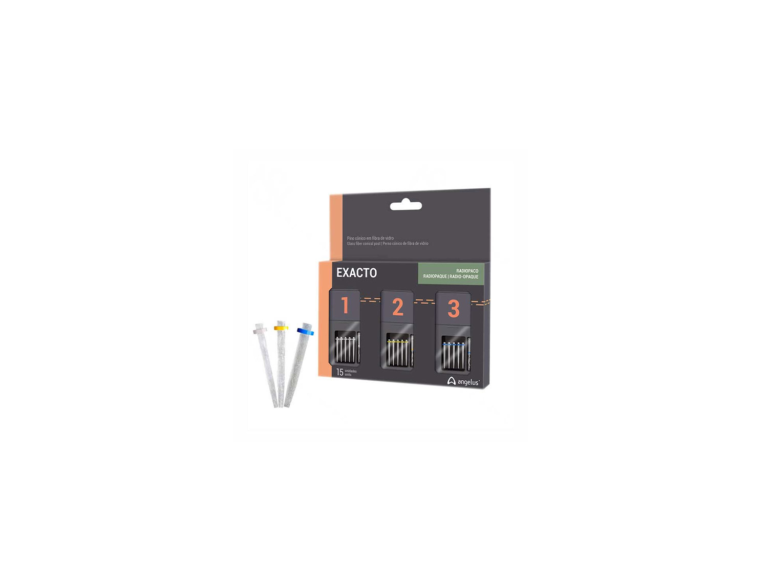 پین فایبرگلاس کونیکال Exacto Ivory Refill برند Angelus