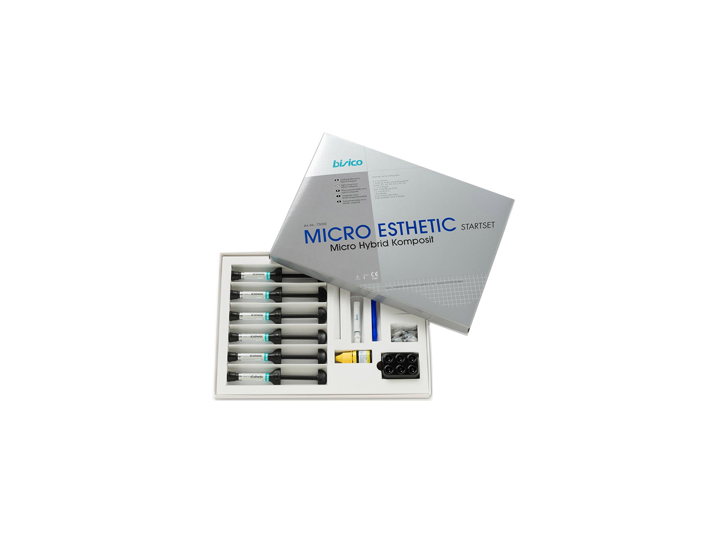 کامپوزیت میکروهیبرید لایت کیور Micro Esthetic برند Bisico