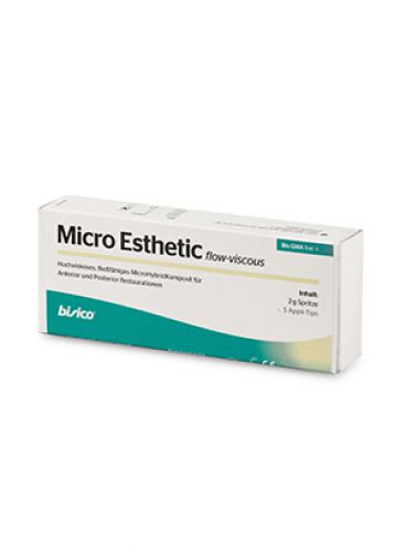 |کامپوزیت فلو لایت کیور Micro Esthetic Flow سرنگ 2 گرمی برند Bisico