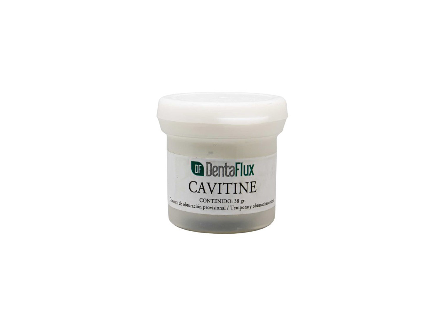 خمیر پانسمان موقت CAVITINE قوطی 38 گرمی برند DentaFlux