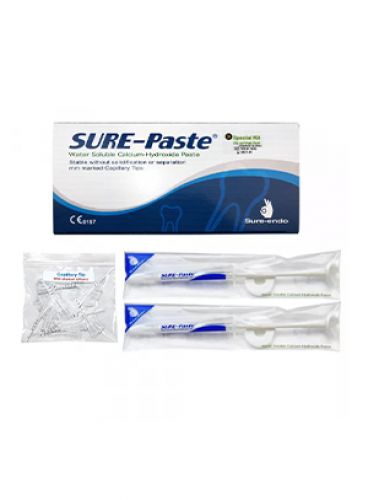 |خمیر کلسیم هیدروکساید Sure Paste سرنگ 4 گرمی برند Sure Endo