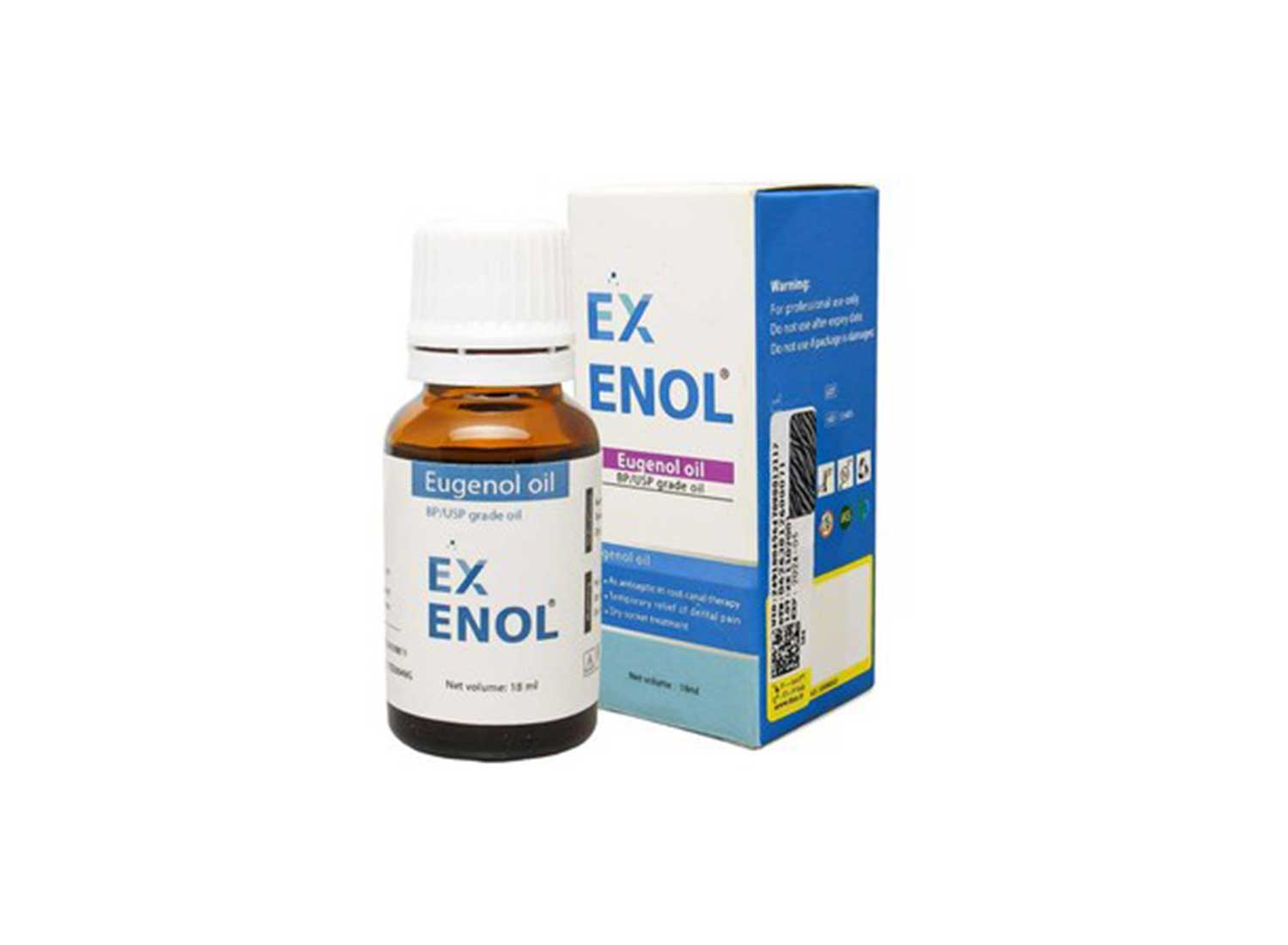 مایع اوژنول EX ENOL بطری 18 میلی لیتری برند پارلا
