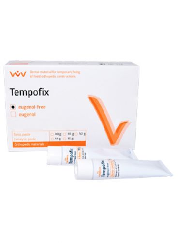 |ماده ساخت روکش موقت بدون اوژنول TEMPOFIX برند VLADMIVA