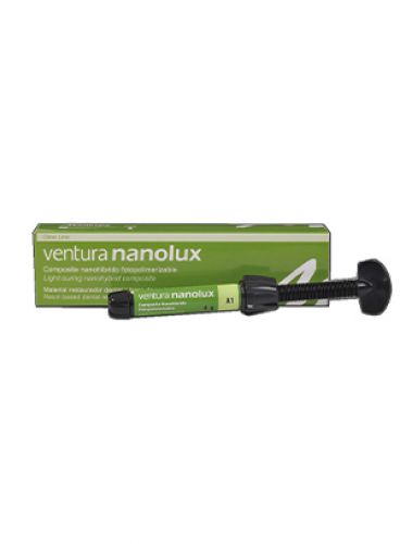 |کامپوزیت نانوهیبرید لایت کیور Ventura nanolux سرنگ 4 گرمی برند Madespa