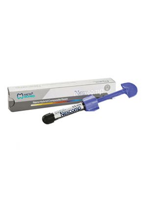 |کامپوزیت نانوهیبرید لایت کیور NexComp سرنگ 4 گرمی برند Meta Biomed