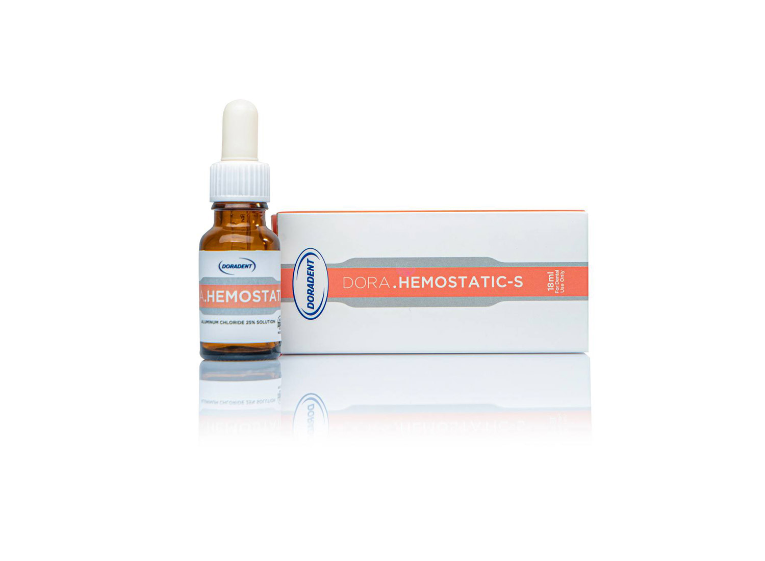 محلول انعقاد خون 25٪ Dora Hemostatic-S بطری 18 میلی لیتری برند Doradent