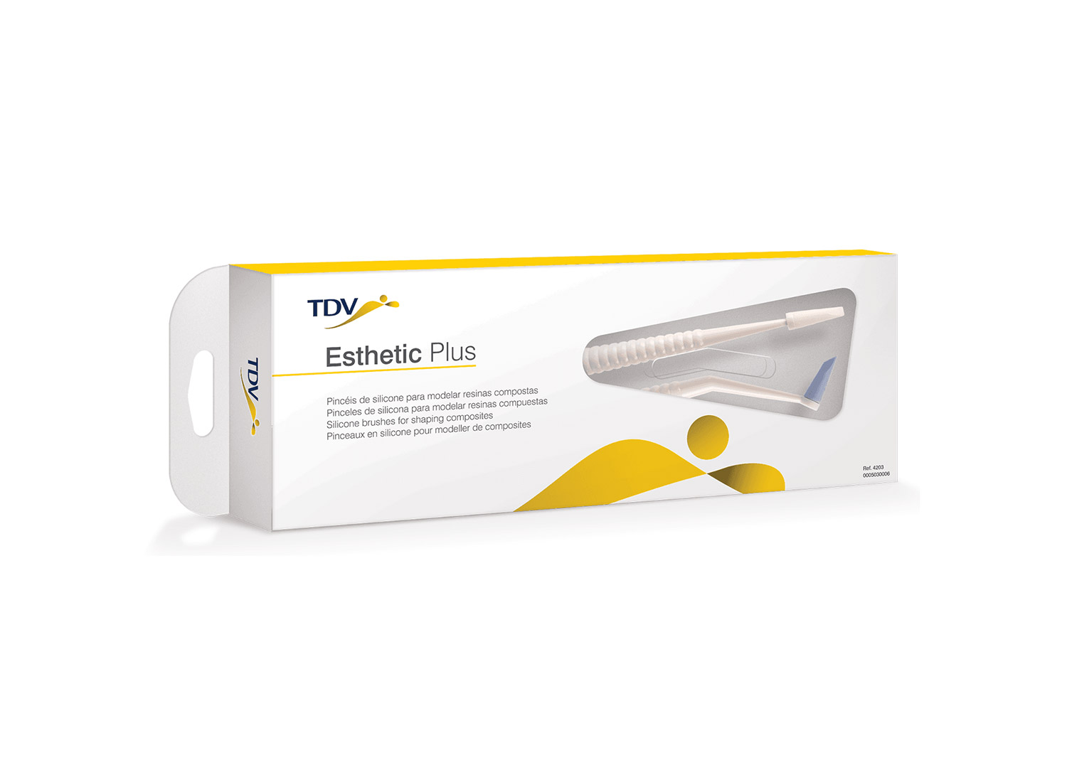 قلم فرم دهنده کامپوزیت سیلیکونی Esthetic Plus بسته 2 عددی برند TDV