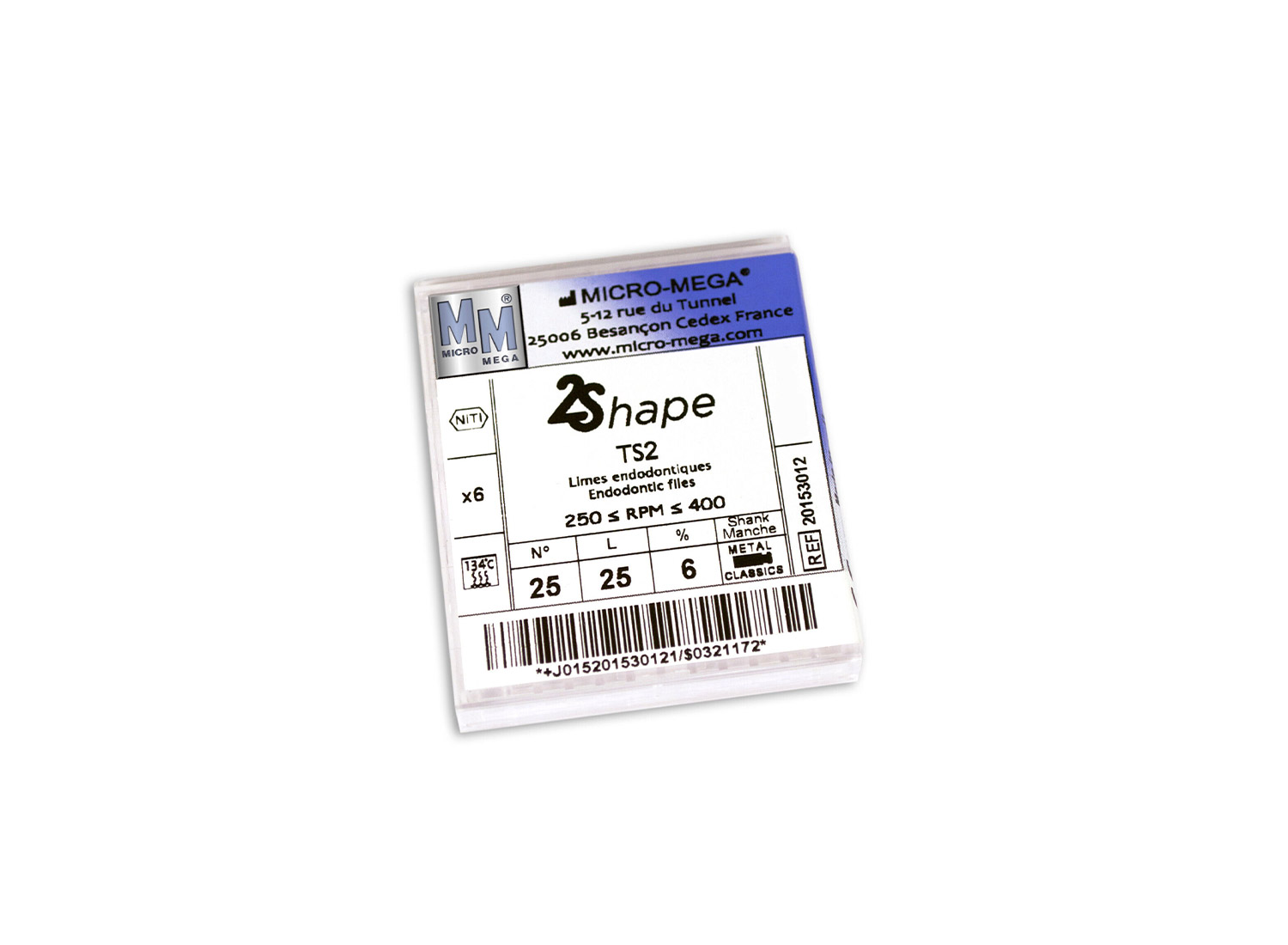 فایل روتاری 2Shape بسته 4 عددی برند Micro Mega