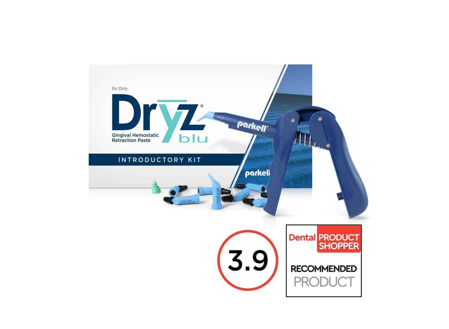 خمیر بند آورنده خون و کنار زننده لثه DryZ Blue برند Parkell