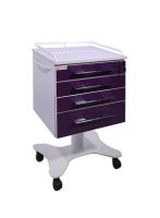 روتور دندانپزشکی 4 کشو تمام MDF با درب هایگلاس مدل RGXS 1 برند نوید اکباتان