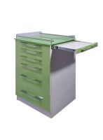 روتور دندانپزشکی 6 کشو تمام MDF با درب هایگلاس RMHS 6/3 برند نوید اکباتان