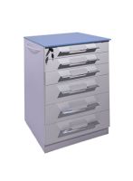 روتور دندانپزشکی 6 کشو تمام MDF مدل RMHS 6/2 برند نوید اکباتان