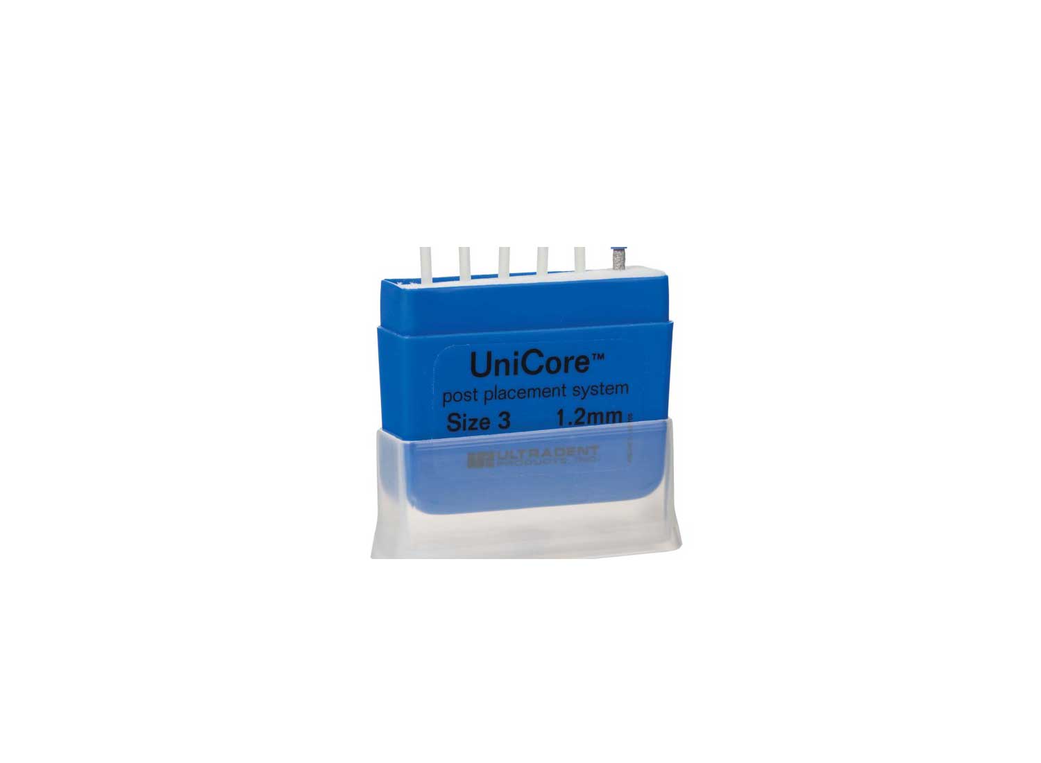 کیت دریل و فایبر پست Unicore بسته 5 عددی برند UltraDent