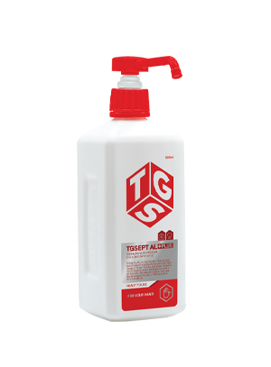 محلول ضدعفونی کننده دست و اسکراب جراحی TGSEPT AL Plus برند TGS