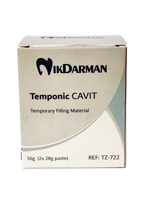 خمیر پانسمان موقت Temponic CAVIT قوطی 56 گرمی برند نیک درمان