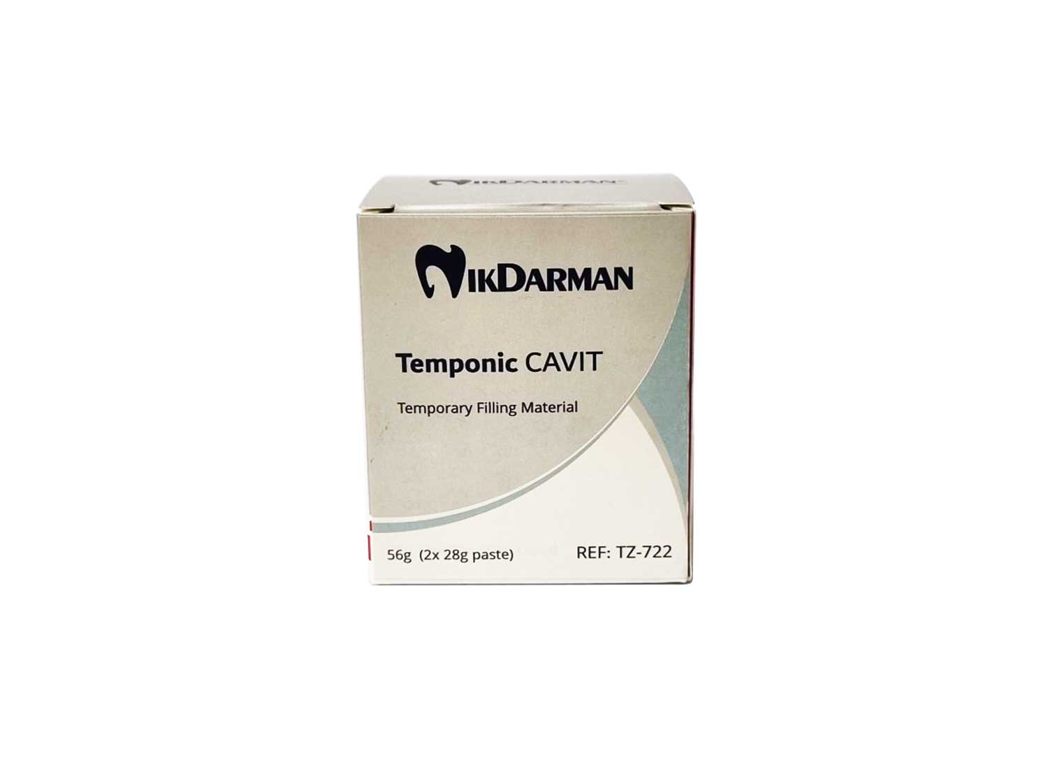 خمیر پانسمان موقت Temponic CAVIT قوطی 56 گرمی برند نیک درمان
