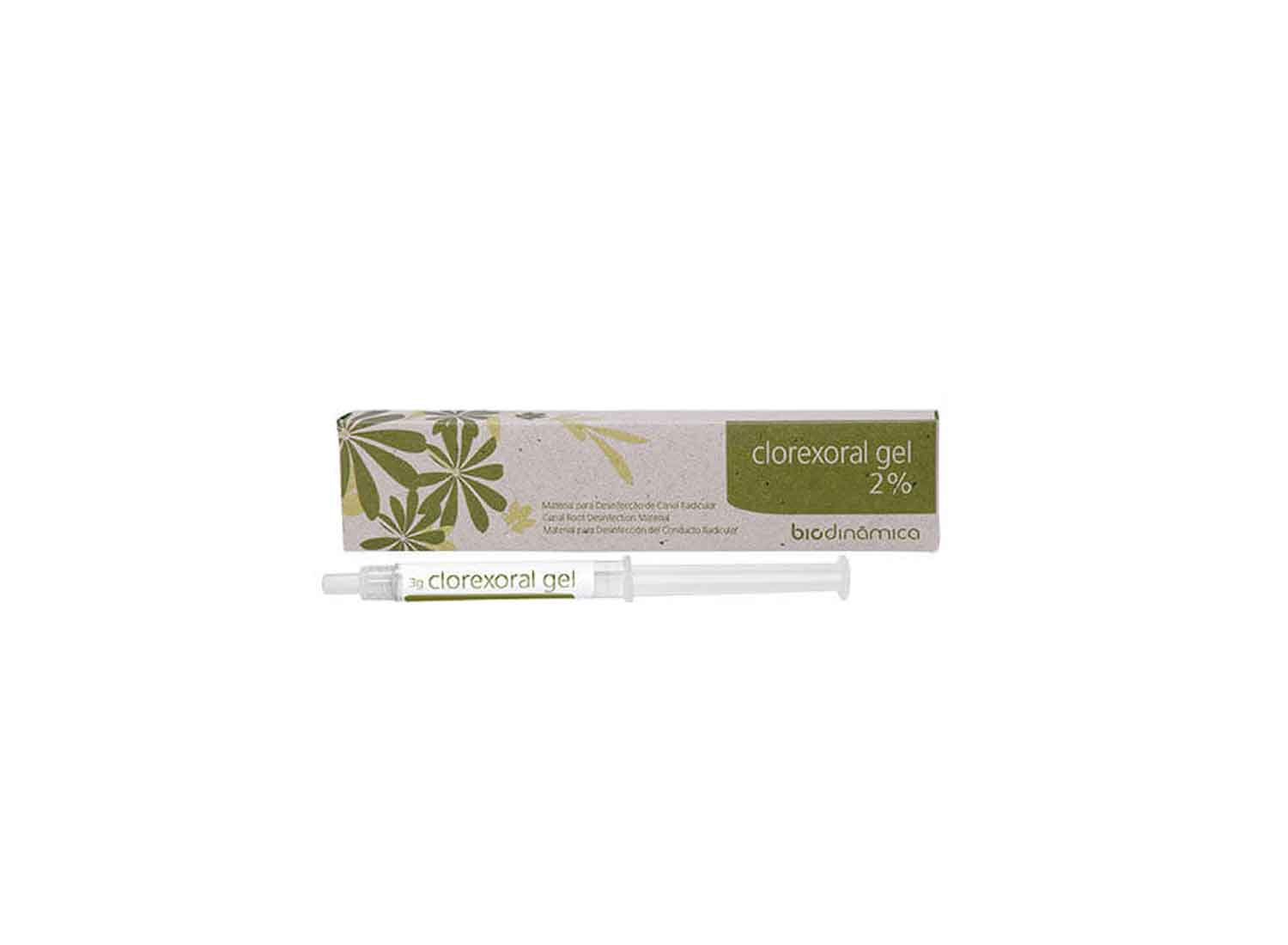 ژل کلرهگزیدین 2 درصد Clorexoral سرنگ 3 گرم برند Biodinamica