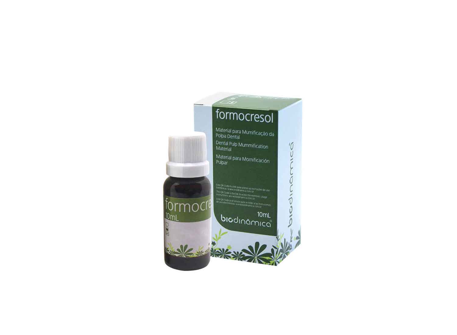 محلول فرموکروزول Formocresol بطری 10 میلی لیتر برند Biodinamica