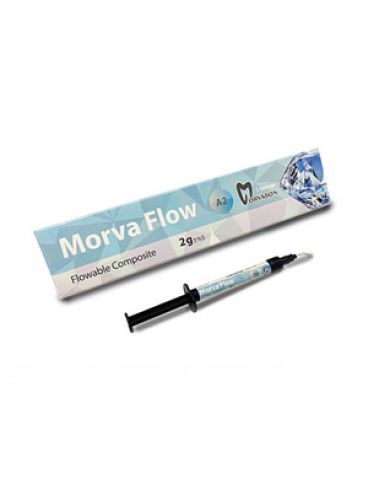 |کامپوزیت هیبریدی لایت کیور فلو Morva Flow سرنگ 2 گرمی برند مروابن