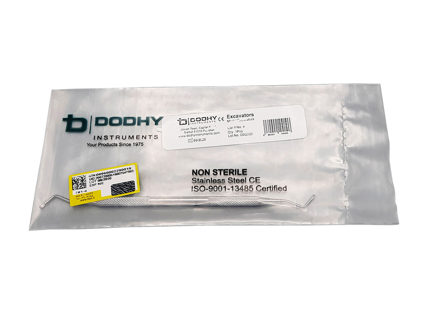 اکسکویتور دندانپزشکی دو طرفه برند Dodhy
