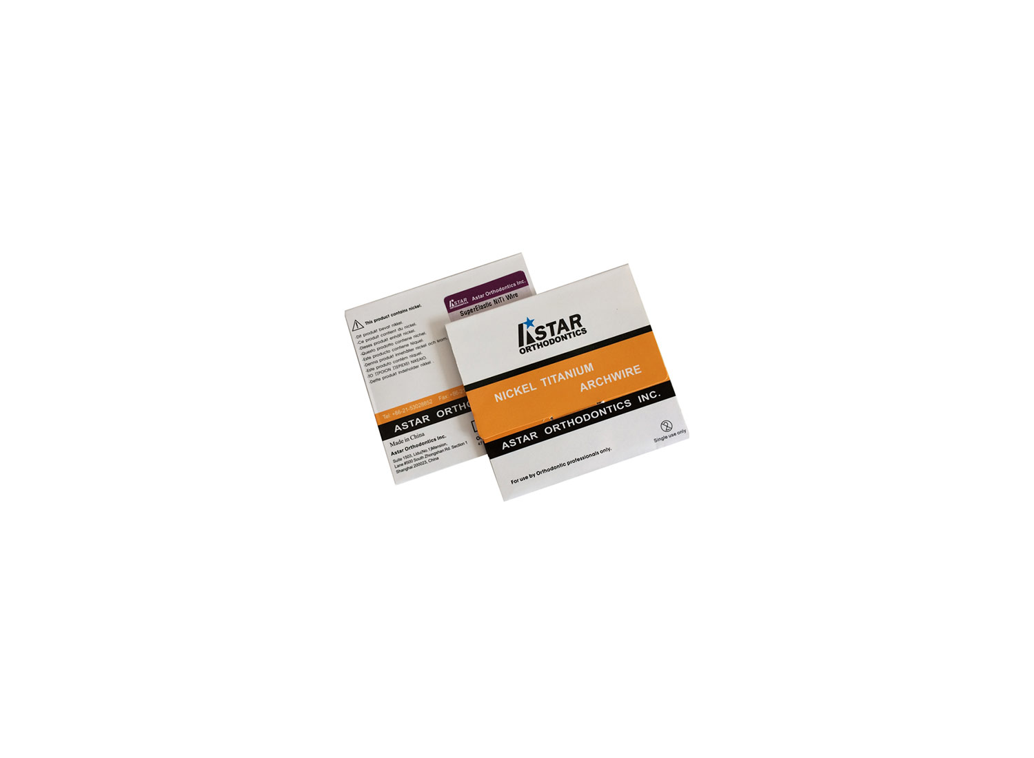آرچ وایر نیکل تیتانیوم Nickel Titanium Archwire برند ASTAR