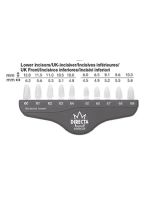 روکش پلی کربنات آکریلی دندان اوپک تک سایز LOWER INCISORS بسته 5 عددی برند Directa