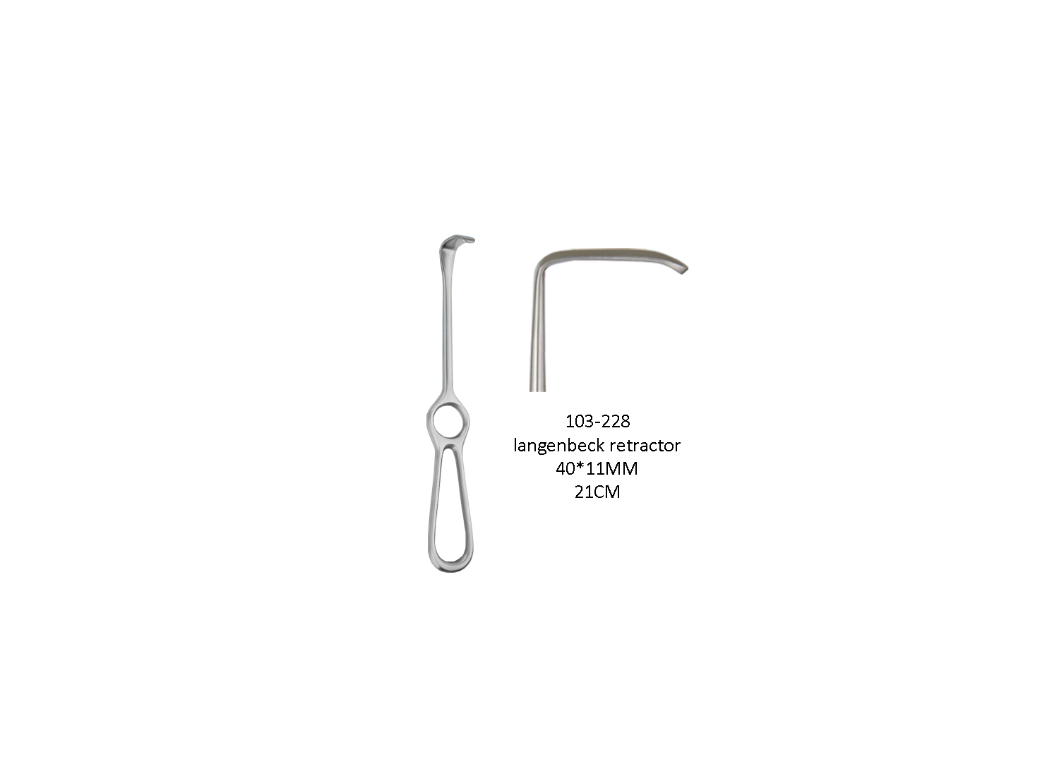 رترکتور بافت langenbeck retractor برند AR Instrumed