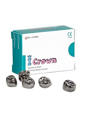 |روکش دندان شیری سایز D کودکان I Crown برند Seil Global