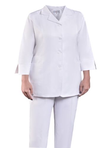 |روپوش پزشکی زنانه مدل کتی آستین چاکدار برند بصیرت