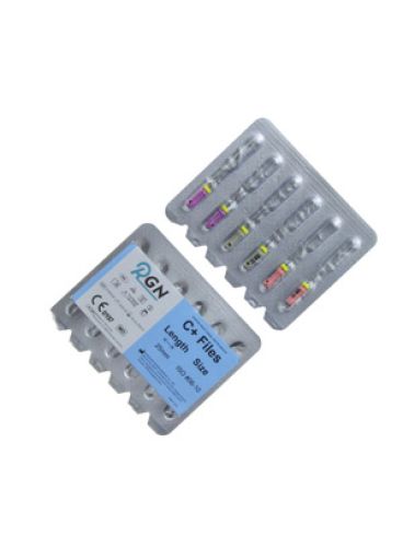 |فایل دستی C File طول 25 میلی متر بسته 6 عددی برند RGN