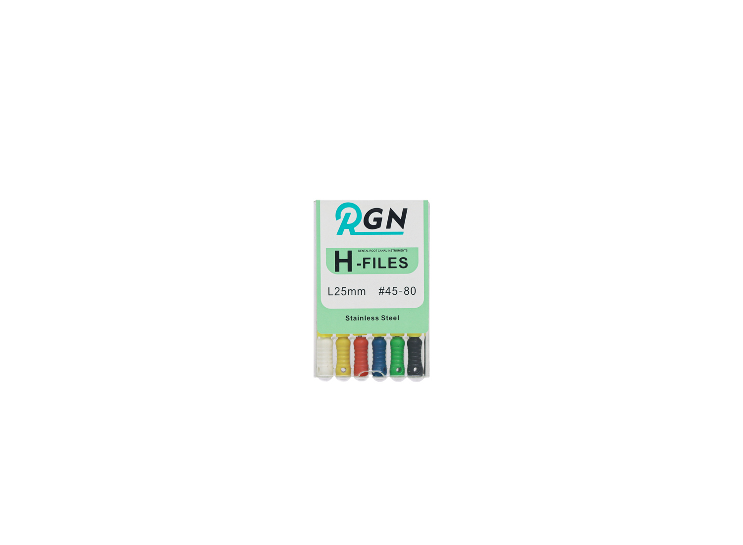 فایل دستی H File طول 25 میلی متر بسته 6 عددی برند RGN