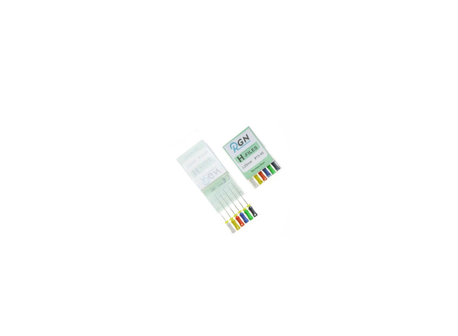 فایل دستی H File طول 25 میلی متر بسته 6 عددی برند RGN
