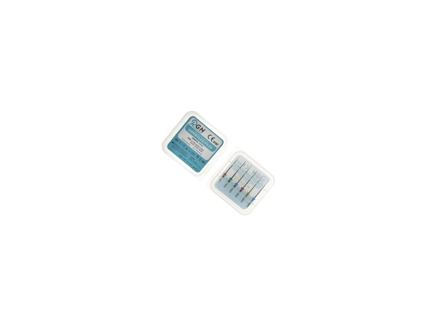 فایل روتاری Super Flexi File طول 25 میلی متر بسته 6 عددی برند RGN