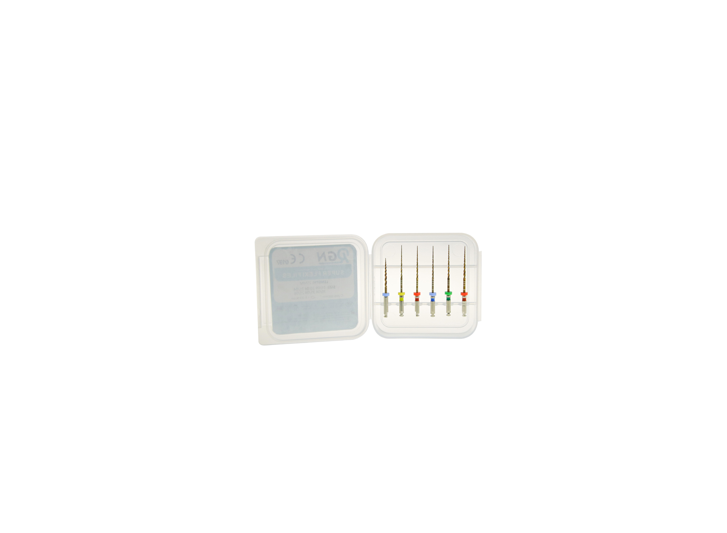 فایل روتاری Super Flexi File طول 25 میلی متر بسته 6 عددی برند RGN