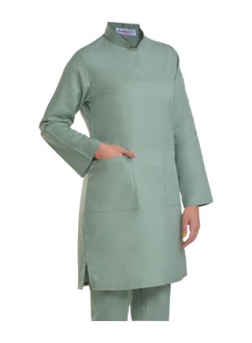 |ست اسکراب و شلوار زنانه اتاق عمل یقه دار برند بصیرت