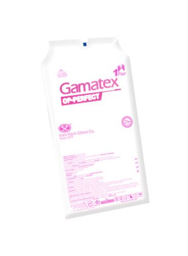 |دستکش جراحی استریل بدون پودر بسته 400 جفتی برند GAMATEX
