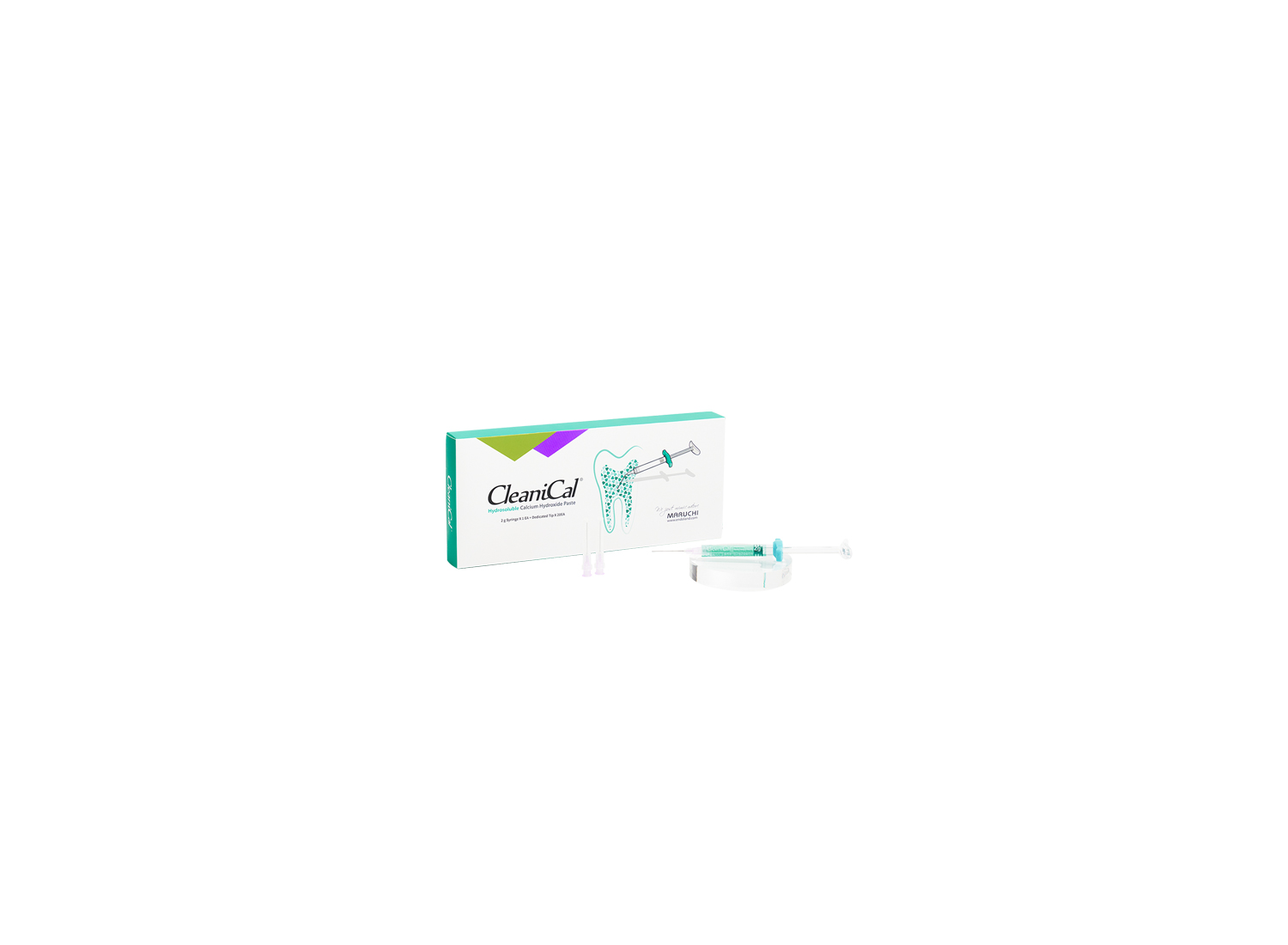 خمیر کلسیم هیدروکساید Cleanical سرنگ 2 گرمی برند Maruchi