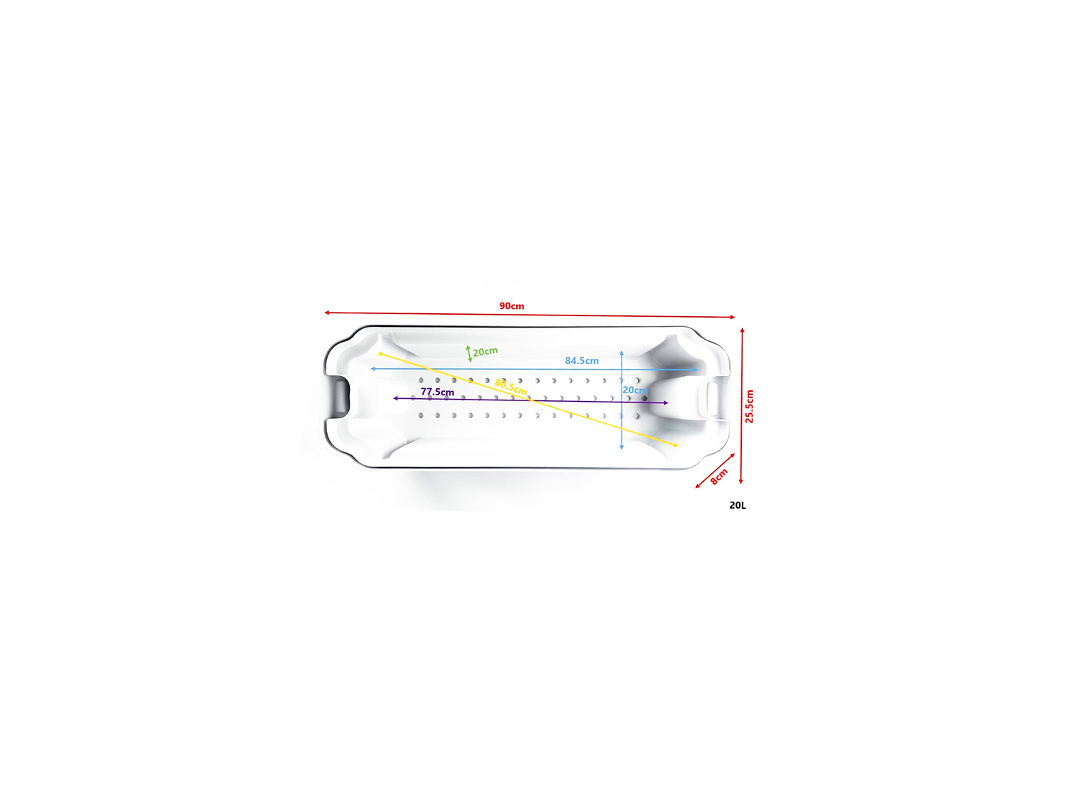 ظرف ABS ضدعفونی و غوطه وری ابزار پزشکی برند آریان بنیان