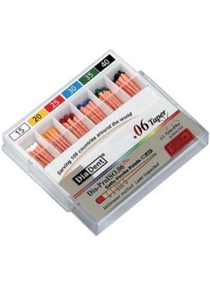 |گوتا پرکا مدرج تیپر 6 درصد برند DiaDent