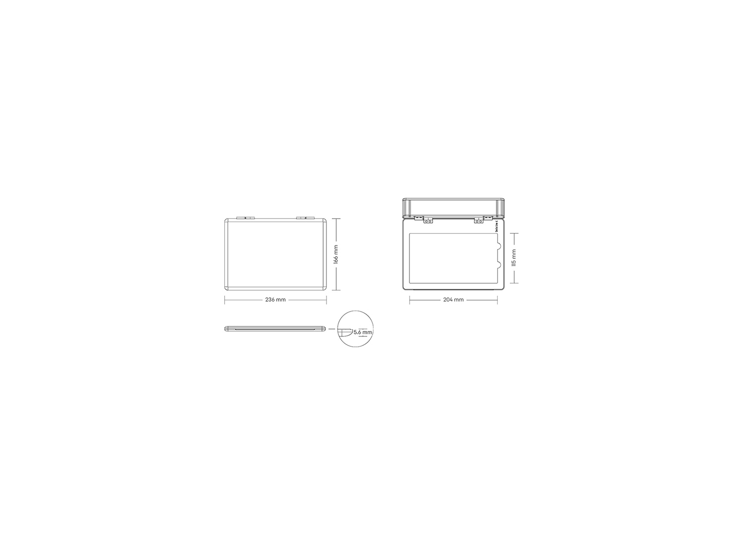 استین پودرگذاری SlimPad برند Smile Line