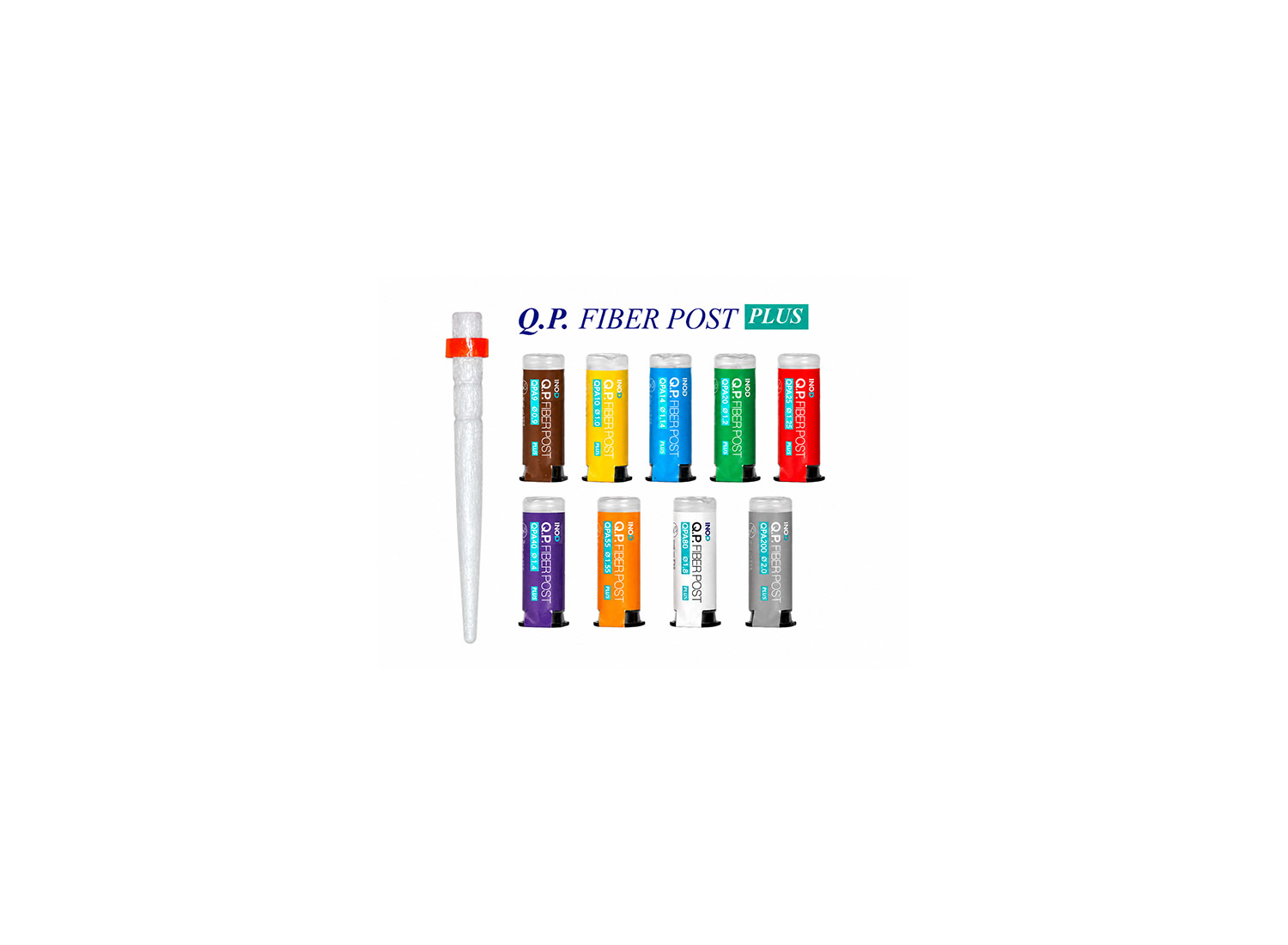 فایبرپست Q.P Fiber Post PLUS برند INOD