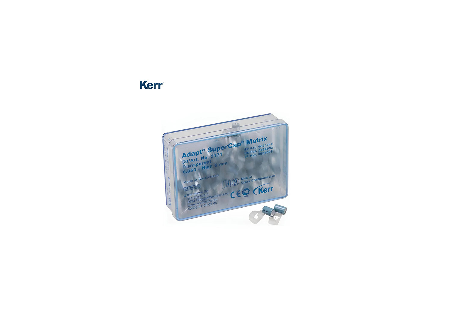 ماتریکس یونیورسال دندانپزشکی SuperMat و Adapt SuperCap برند Kerr Dental
