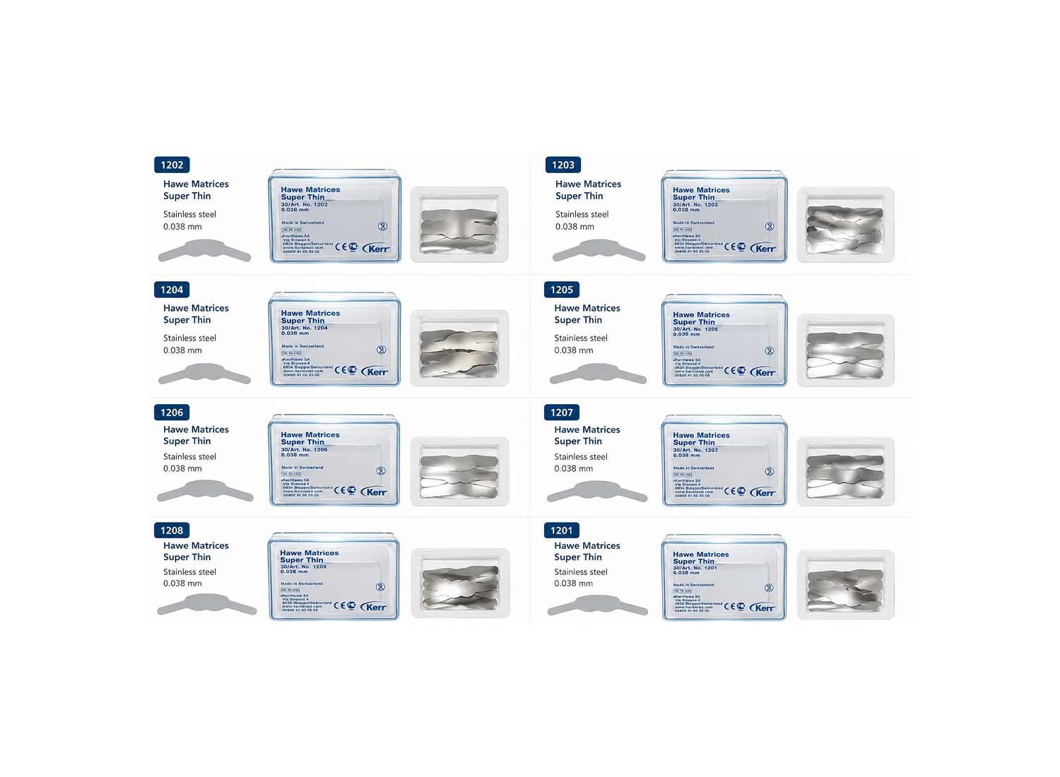 نوار ماتریکس بسیار نازک برند Kerr Dental