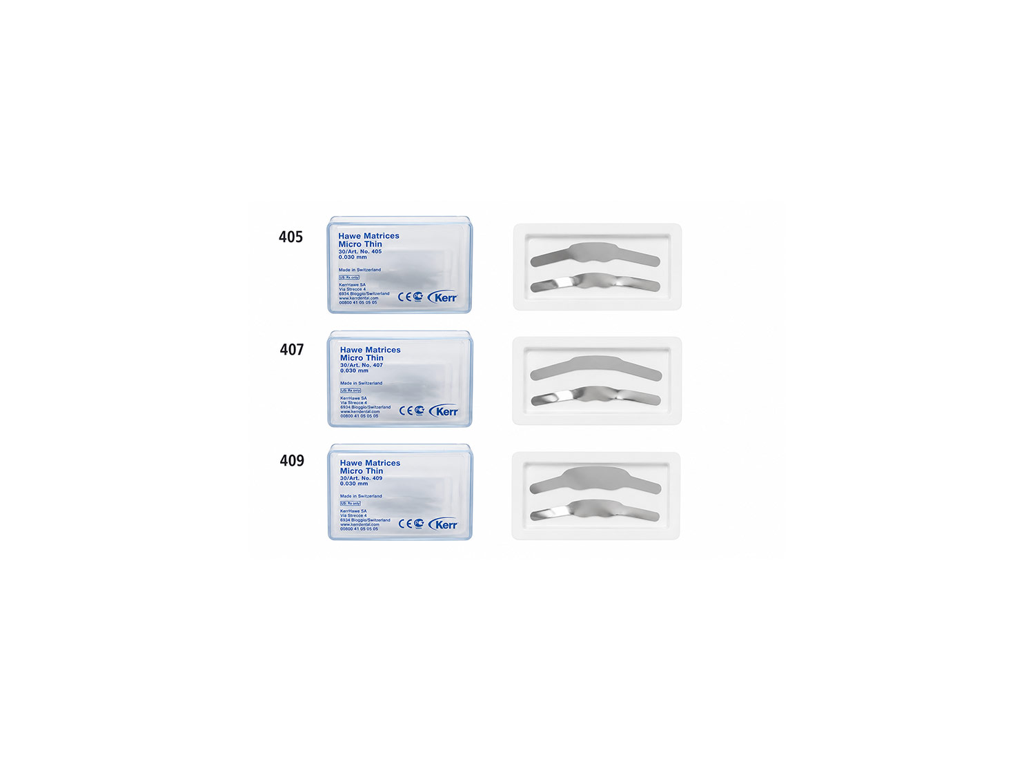 نوار ماتریکس فوق‌ نازک Micro Thin برند Kerr Dental